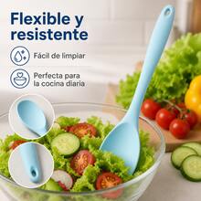 Silicone Salad Spoon, Flexible And Durable, Easy To Clean For Kitchen - View 6