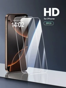 2pcs Ultra HD Full Screen Tempered Glass For IPhone 17/16/15/14/13/12/11 Series, 9H Hardness Privacy-Free Screen Protector, Case Friendly, Scratch Resistant & Bubble Free, Easy Installation - Clear - View 15