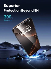2pcs Ultra HD Full Screen Tempered Glass For IPhone 17/16/15/14/13/12/11 Series, 9H Hardness Privacy-Free Screen Protector, Case Friendly, Scratch Resistant & Bubble Free, Easy Installation - Clear - View 2