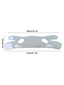 Sangle de levage du menton réutilisable en forme de V ajustable pour la réduction du double menton, le modelage de la mâchoire et le raffermissement de la peau - Multicolore - Voir 7