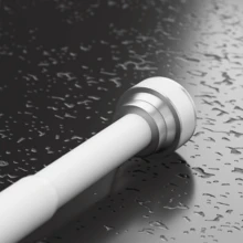 1pc No-Drill Multi-Functional Adjustable Telescopic Rod For Bathroom, Suitable For Curtains And Shower Curtains, Wall-, Easy Installation, Strong Load-Bearing, Rust-Resistant, Fits Bathroom Doors, Windows, Balconies, Freely Extendable To Meet Different Size Needs, Multi-Purpose Hanging For Curtains, Clothes, Towels, Practical Home Bathroom Hardware Accessory, 1pc Premium Telescopic Shower Curtain Rod, No Drilling Required, Adjustable Length, Suitable For Hanging Curtains In Bathroom - 1 Item - View 22