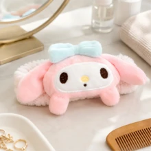 My Melody MINISO Sanrio 絨毛髮圈 可愛角色彈性髮帶 返校季日常護膚必備女性配件 - 淺粉色 - 查看 5