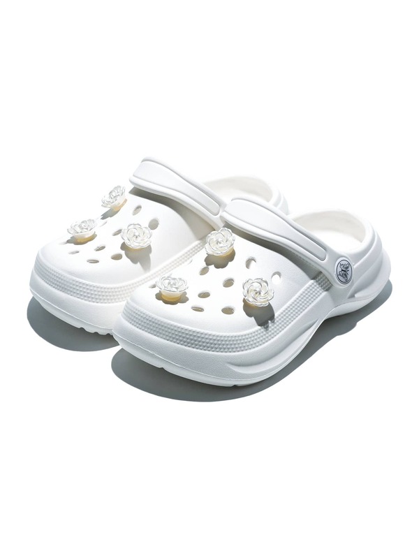 HOEASE Girls' Garden Clogs, Summer EVA Soft Sole Breathable And Comfortable Non-Slip Beach Shoes For Boys And Girls, Slip-On Design, All-Season Footwear