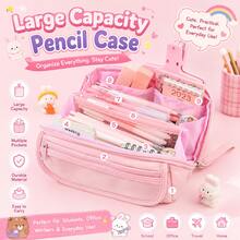 1/6pcs Set Press Erasable Pens With Crystal Blue, Comfortable Grip, Quick-Drying, Plastic Writing Tools,Back To School Supplies - Multicolor - View 6