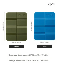 URBANWAVE 可折疊防水EVA泡棉座墊，輕量化折疊墊，防潮涼爽，便攜式適用於登山、露營、野餐、體育場、公園及巴士使用 - 普通款 - 查看 11
