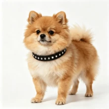 Sparkling Rhinestone Pet Collar, Non-Chafing Dog Leash, Single Row Rhinestone Decorated PU Dog Collar, Adjustable Size, Suitable For Small To Medium And Young Dogs, Leash With Widened Handle To Disperse Pulling Force, Soft And Comfortable Non-Chafing - Black - View 5