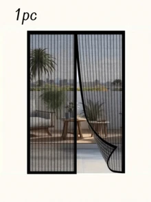 1 pezzo 36x82 pollici Porta magnetica in rete, facile da pulire rete morbida, traspirante e protezione efficace contro le zanzare, adatta per uso interno ed esterno, porta zanzariera - Multicolore - Visualizzare 1