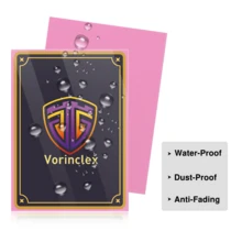 100片 Vorinclex 獨家設計粉色龍盾磨砂卡套，適用於 MTG/PTCG/集換式卡牌遊戲，磨砂卡套 66*92mm，卡牌收藏家最佳禮物，100片 64x89mm KMC 透明防水內層卡套 - 彩色 - 查看 8