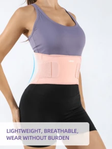 VBOSI 1pc Adjustable Lightweight Breathable Waist Belt, Provides Lower Back Support, Unisex - Multicolor - View 5