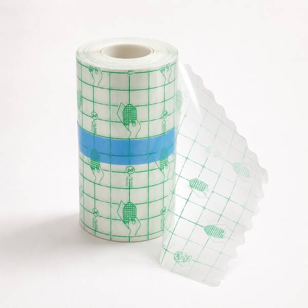 1pc Transparent Adhesive Film Roll, 10cm X 10m Cut-To-Fit Skin Cover Tape For Makeup Mixing & Daily Beauty Use
