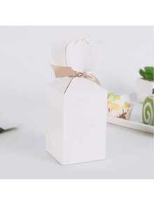 5/15/20pcs Cajas de embalaje de papel kraft, cajas de regalo de cartón, adecuadas para el Día de San Valentín, el Día de la Madre, fiestas, decoración de bodas, suministros para pequeños negocios, cajas de embalaje, decoración de bodas - caja de regalo - Ver 5