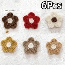 6/12/18Pcs Floral Applique Patches, Suitable For Clothing, Hats, Shoes, Crafts, Sewing Supplies, Fabric Patches, Headwear, Embroidery Flower Pieces, DIY Clothing, Shoes, Hats Accessories - Multicolor - View 21
