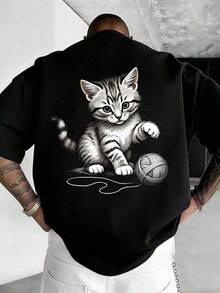 Camisetas de hombre - Negro - Ver 3