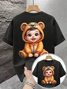 Men T-Shirts - Black - View 4