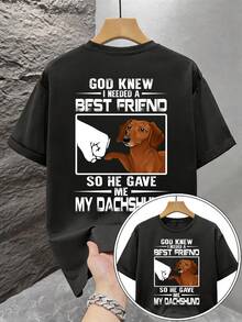 Men T-Shirts - 黑色 - 查看 4