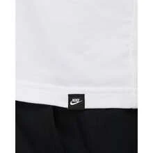 Nike Sportswear Solid Color Loose Crew Neck Short Sleeve T-Shirt, Men's, White - White - View 6