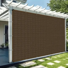 Outdoor Shade Net - Brown, UV Resistant, Durable Shade Canopy, Suitable For Travel, Picnic And Pool - Available In Multiple Sizes - 1 Sunshade Cloth - View 4