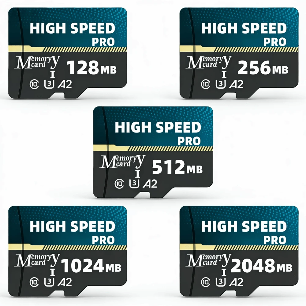 High Speed Memory Card 128MB/256MB/512MB/1024MB/2048MB Memory TF/SD Card For Tablets, Cameras, Phones - Safely Store Your Files! - View 1
