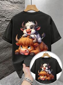 Men T-Shirts - Black - View 4