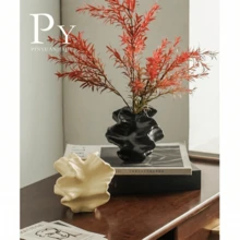 Ceramic Vase Modern Art Aroma Diffuser, Can Be Used As Diffuser And Fragrance Stone Container, Multiple Colors Available, Creative Home Fragrance Decor Gift - Multiple Styles - View 4