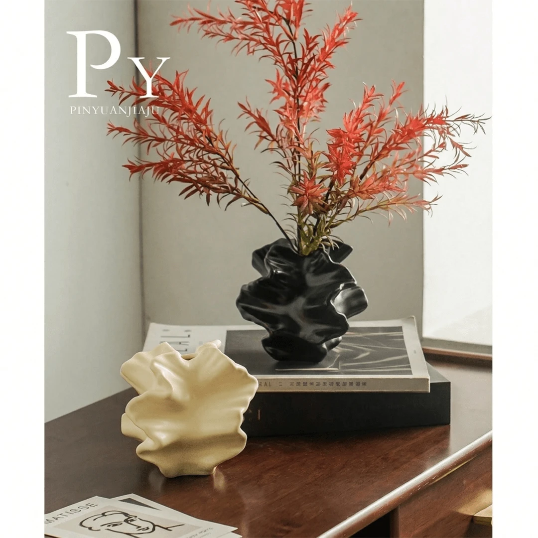 Ceramic Vase Modern Art Aroma Diffuser, Can Be Used As Diffuser And Fragrance Stone Container, Multiple Colors Available, Creative Home Fragrance Decor Gift