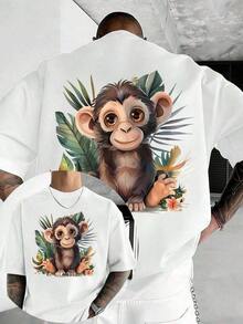 Men T-Shirts - 白色 - 查看 1