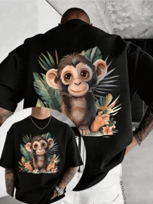 Camisetas de hombre - Negro - Ver 1