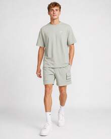 Nike 純色品牌Logo印套頭短袖T卹 男款 淺綠色 - 薄荷綠 - 查看 9