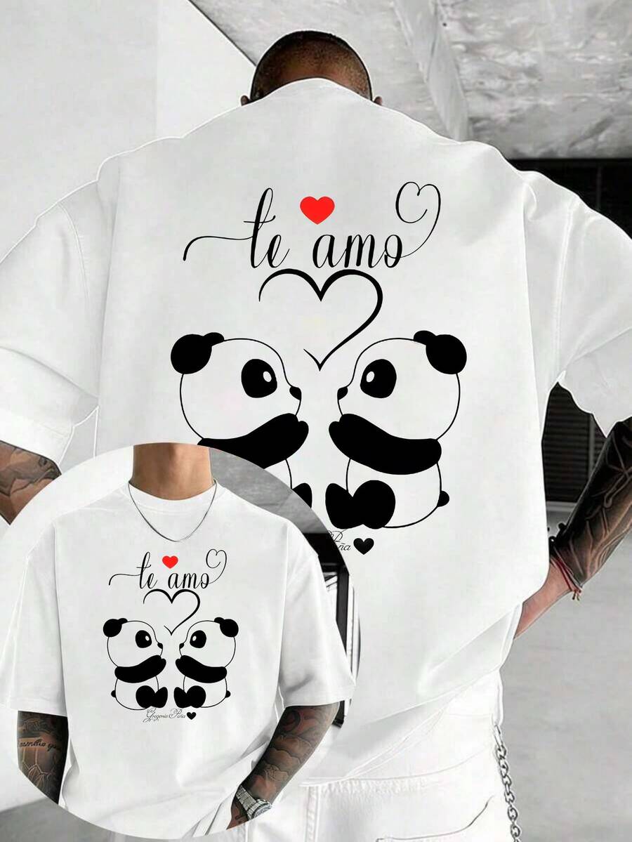 Men T-Shirts - 白色 - 查看 1