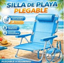 Sillas de playa - Azul - Ver 5