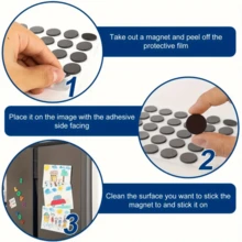 5/10/15/20/30Pcs Strong Self-Adhesive MagneticRound Magnet Sticker For Refrigerator - Multiple Styles - View 10