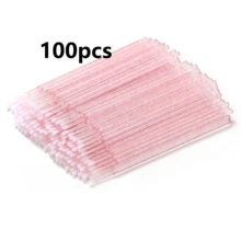 200/100/50pcs Makeup Pad Swabs Lip Brush Eyelash Brush Set, Shiny Crystal Makeup Brush Makeup Tool Set, Girls Gift, Mother's Day Gift, Complete Makeup Tool Set, Makeup Brush Set, Makeup Brush Set, Makeup Gift Set - Multicolor - View 14