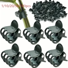 1/10/20/50/100 piezas Clips para orquídeas, clips para enredaderas, clips de jardín, clips para Phalaenopsis, clips decorativos, clips de jardinería para plantas, clips de fijación - Multicolor - Ver 1