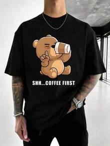 Men T-Shirts - Black - View 2