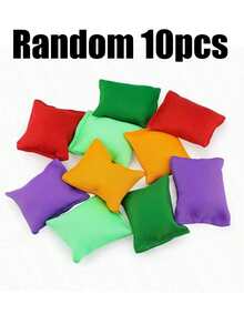 1/5/10pcs Nylon Bean Bags, Entertainment Props, Large Capacity Colorful Bean Bags, Small Size, Suitable For Throwing, Ideal For Holiday Parties, Entertainment Activities, Outdoor Sports And Fitness, Multi-Functional Outdoor Entertainment Use - A - View 11