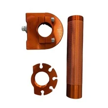 Puño de acelerador universal de 7/8" 22mm de aleación de aluminio CNC para motocicleta, manillar de acelerador ajustable de alto rendimiento, puño de acelerador de repuesto para modificación de scooter todoterreno - A - Ver 15