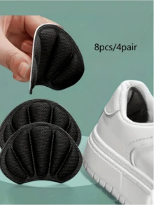 8pcs Reusable Adhesive Soft Heel Protectors - Unisex Casual Shoes, Sandals And Sneakers Anti-Slip Pads - Suitable For Oversized Shoes To Improve Fit And Foot Care Stickers (16/8/4/2/1pc) Available - A - View 9