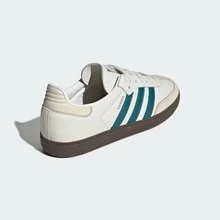 Adidas Samba OG Shoes Women's Cloud White / Legacy Teal IG1963 | Retro Heritage Style, Timeless Silhouette - 墨綠色 - 查看 5