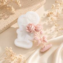 Zhonghui Mold Cute Bow Silicone Mold Set With Rose Design – DIY Candle, Aroma Stone, Resin And Plaster Mold For Handmade Gifts, Wedding Decor And Room Accessories - Bow - View 4
