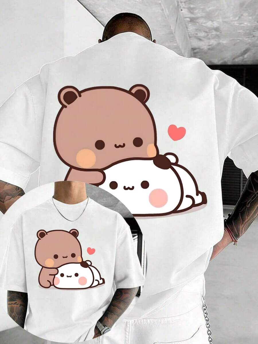 Men T-Shirts - 白色 - 查看 1