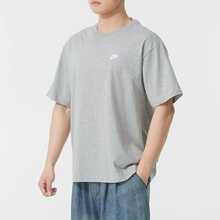 Nike Sportswear SS25 時尚休閒透氣短袖T卹 男款 灰色 - 灰色 - 查看 4