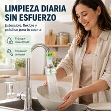 Filtro Universal de Grifo con Rotación 360° y Longitud Ajustable - Ver 10