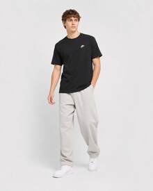 Nike Sportswear Logo字母刺繡圓領寬鬆短袖T卹 男款 黑色 - 黑色 - 查看 9