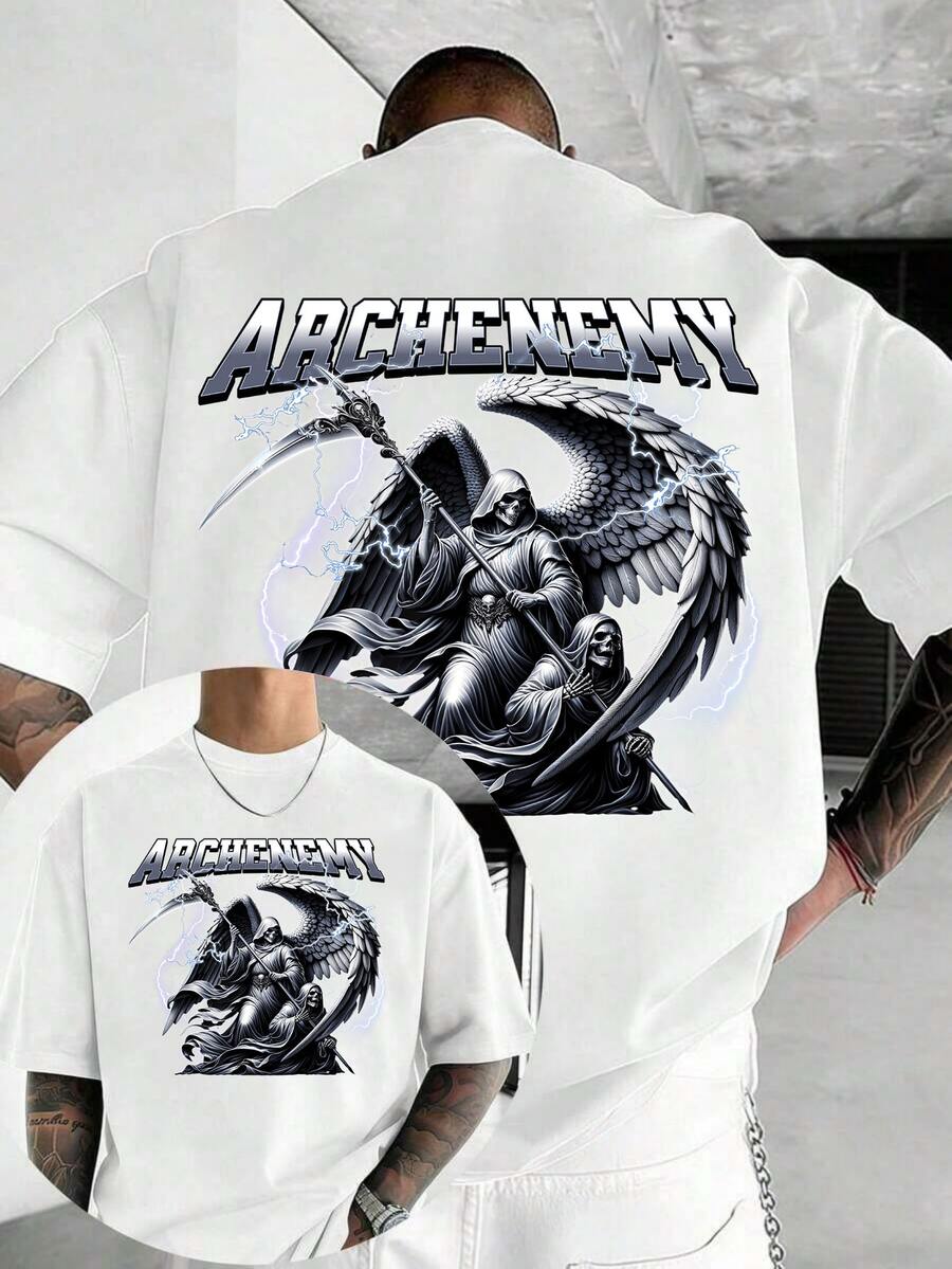 Men T-Shirts - 白色 - 查看 1