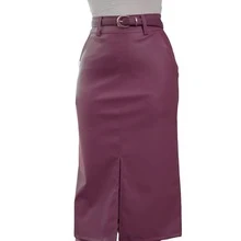Women's Long Skirt, Godet Skirt, Women's Clothing, Evangelical Fashion, Comfortable - 酒紅色 - 查看 11