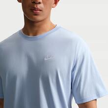 Nike Sportswear Club 純棉舒適休閒刺繡T卹 男款 - 淺藍色 - 查看 5