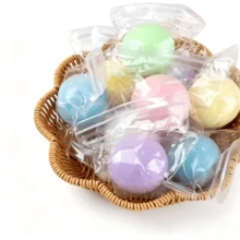 1pc Large Slow Rebound Squeeze Ball, PVC Sensory Stress Relief Plush Ball, OPP Packaging Gift, Stress Ball, Decompression, Adult Moisturizing Novelty Stress Relief, Birthday Gift, Party Decoration, Gift Box Accessory - Multicolor - View 6