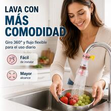 Filtro Universal de Grifo con Rotación 360° y Longitud Ajustable - Ver 2