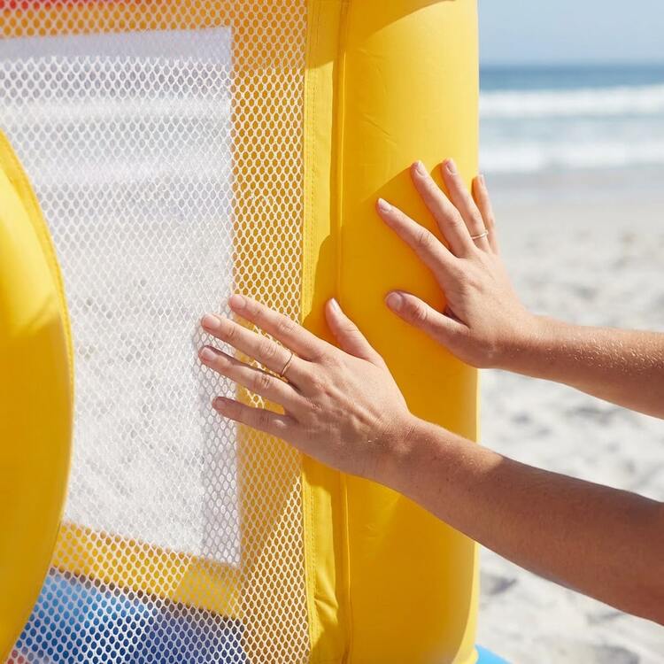 Upgraded Luxury Inflatable Trampoline, Made Of Thickened PVC Material, Suitable For Indoor/Outdoor, Beach, Garden, Swimming Pool, Camping And Other Scenes, Also An Excellent Choice For Holiday Gifts - 33031 - View 4