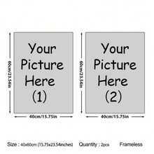1pc/2pcs/3pcs Customized Poster Print - Frameless Personalized Poster - Family Photo Poster - Wedding Poster Landscape & Portrait, Customizable With Your Photos, Celebrities, Landscapes, Etc. - Perfect Gift, Home Decor, Wall Decor - Multicolor - View 18